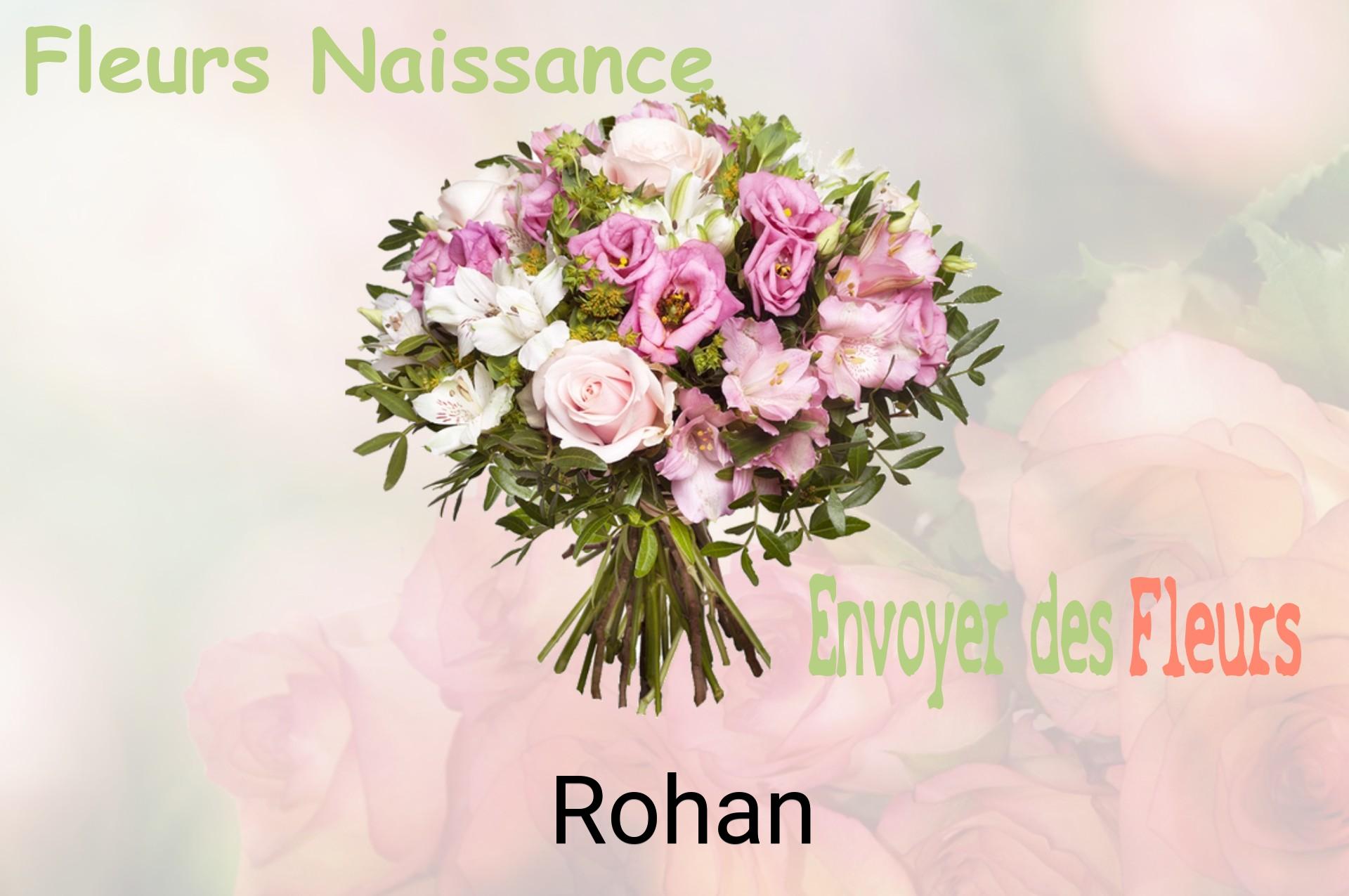 Bouquet de fleurs de naissance livré à Rohan